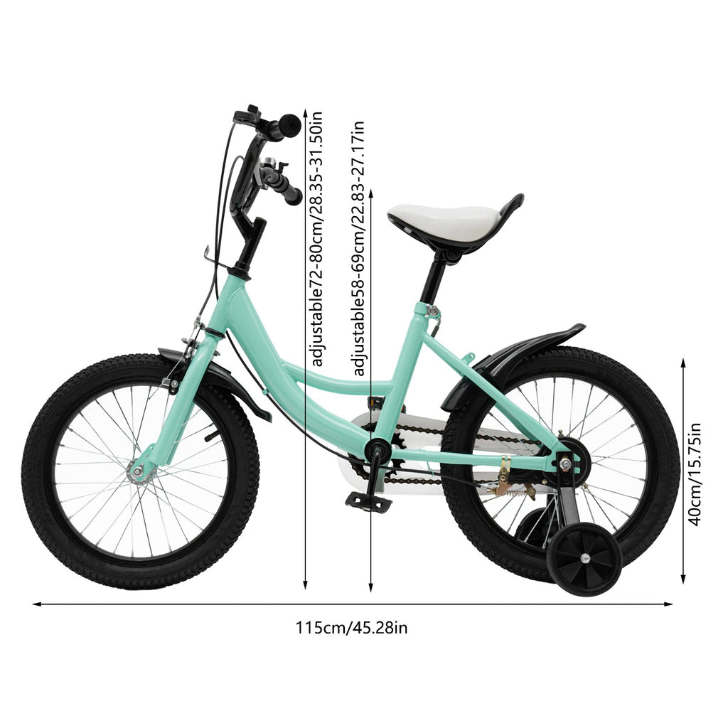 16 inch Children's Bicycle with Training Wheel for 5-8 Year-Old Kids