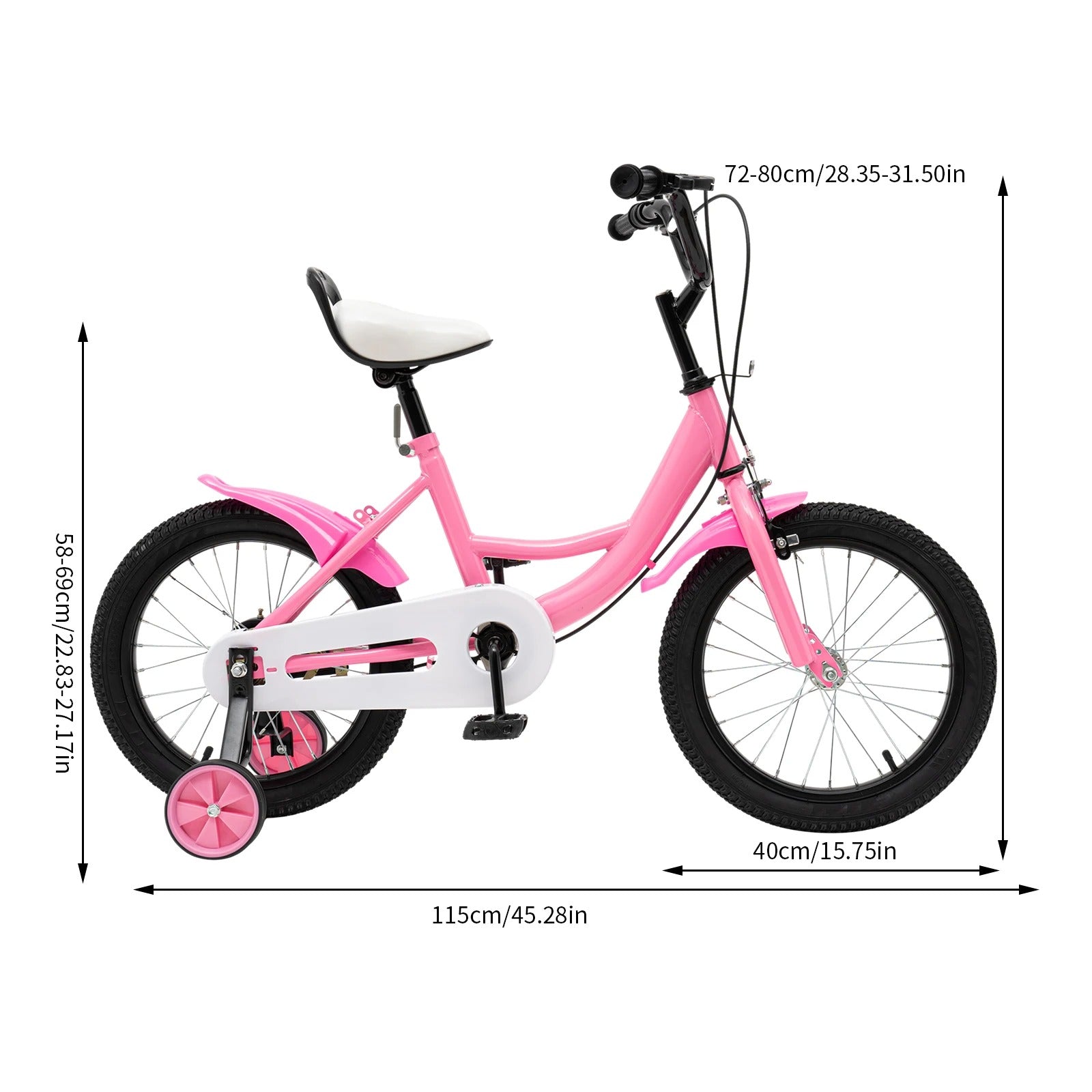 16 inch Children's Bicycle with Training Wheel for 5-8 Year-Old Kids